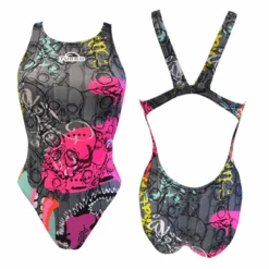 BAÑADOR NATACION MUJER WALL SKULL