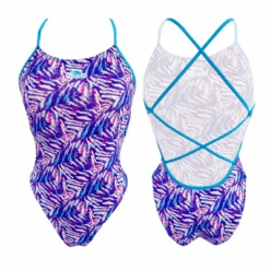 BAÑADOR PATRON 'SIRENE' LILAC ANIMAL