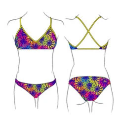 BIKINI NATACION MUJER RUEDA SINCRO ( PATRON MARE COMPLETO)
