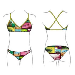 BIKINI NATACION MUJER SURF 79 ( PATRON MARE) (COMPLETO)