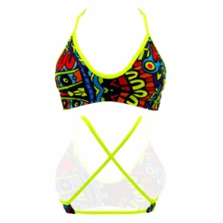 TOP BIKINI MARE AFRICA NEON