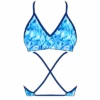 TOP BIKINI MARE MARBLE BLU -Banadores Modernos top bikini mare marble blu 43157225